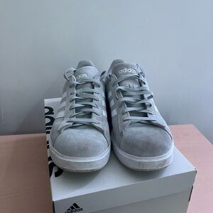 Adidas Grand Court 2.0, Size 12, Grey and White